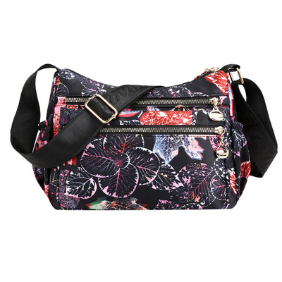 

Tailored Women Printed Ethnic Nylon Fabric Bag Waterproof Single Shoulders Messenger Bags