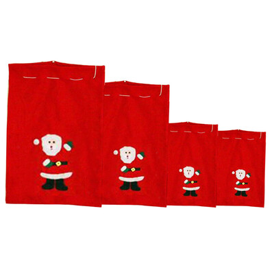 

Toponeto Christmas Gift Bag Candy Bag Santa Gift Bag Christmas Decoration Cloth Bag