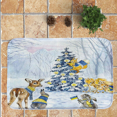 

Toponeto Merry Christmas Welcome Doormats Indoor Home Carpets Decor 40x60CM