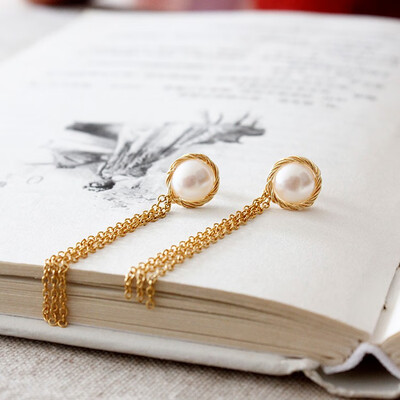 

FW Ms exquisite fashion pearl earrings to send girlfriend gifts