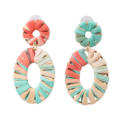

Handmade Bohemia Women Drop Dangle Earrings Multicolored Statement Earrings Party Gifts Wholesale 2019