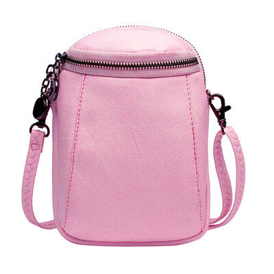 

Tailored Woman Round Little Phone Bag Casual Crossbody Bag Bucket Bag Vintage Bag
