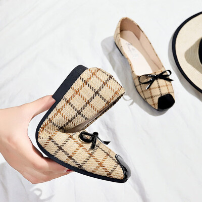 

Fairy flat sole single shoe spring shoe tide Korean version 100 gentle shoes social bean shoes