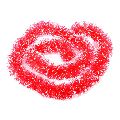

Toponeto Christmas Party Xmas Tree Ornaments 2m Tinsel Hanging Decorations 5 Colors