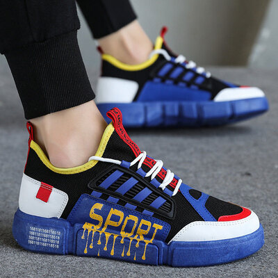 

Low help personality color matching hip hop mens shoes tide shoes ins sports casual fashion shoes