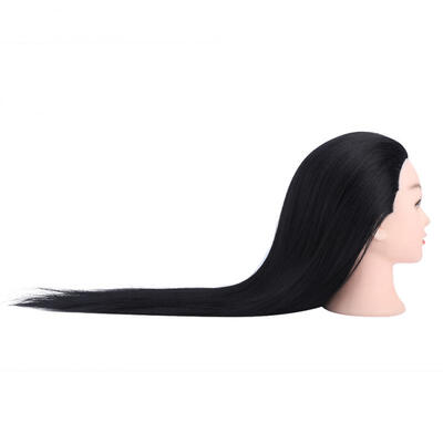 

Greensen Hairdressing Training Styling Practice Colors Wig Dummy Mannequin Head with Hair