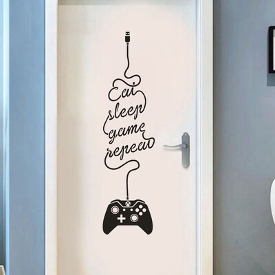 

〖Follure〗EAT SLEEP GAME Home Decor Wall Sticker Decal Bedroom Vinyl Art Mural