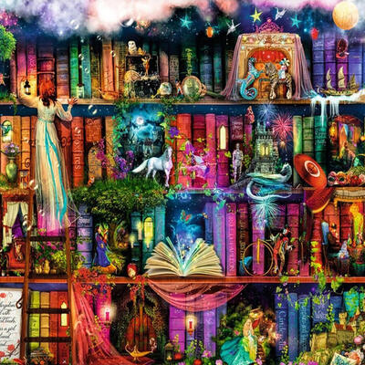 

5D DIY Full Drill Diamond Painting Fantasy Books Cross Stitch Embroidery