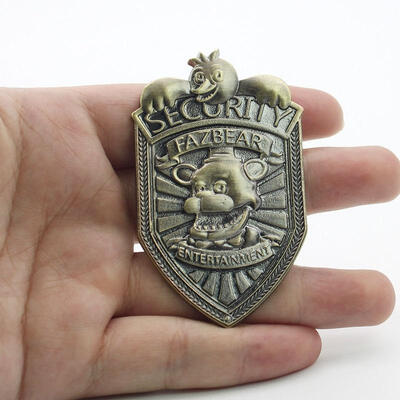 

Alloy Five Nights at Freddy&acutes FNAF Fazbear Security Badge Pin