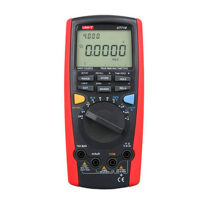 

UNI-T UT71E Large Screen LCD Digital Multimeter 39999 Counts ACDC VoltageCurrent Resistance Capacitance Tester