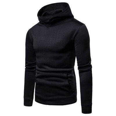 

Hoodie Men Long Sleeve Hooded Sweatshirt Slim Overcoat Jumper Pullover Fashion