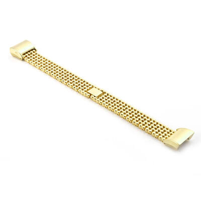 

Zinc Alloy 5 Row Beads Watch Band Bracelet Wrist Strap for Fitbit Charge 2