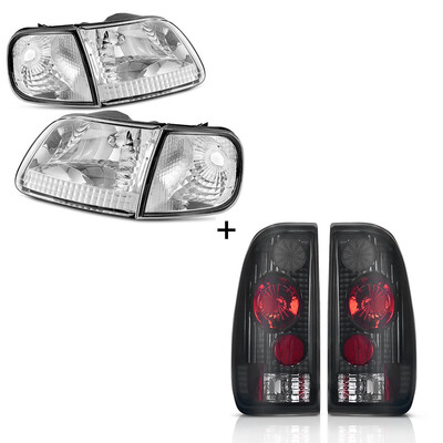 

For 1997-2003 Ford F-150 F150 Expedition Headlights & Corner Signal Lights Taillights