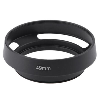 

Black Metal Vented Curved Lens Hood DSLR Camera Mount for Leica Canon Nikon