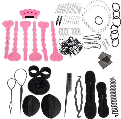 

〖Follure〗New Elastic Clamping Hairstyle Entrainment Tied Hair Weaving Hairstyle