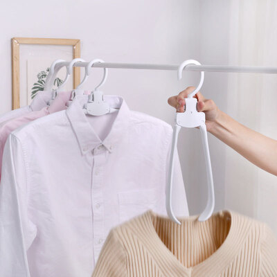 

Court good multi-function magic hanger space space large hanger shoulder width travel clothes hanging 5 only TH4079