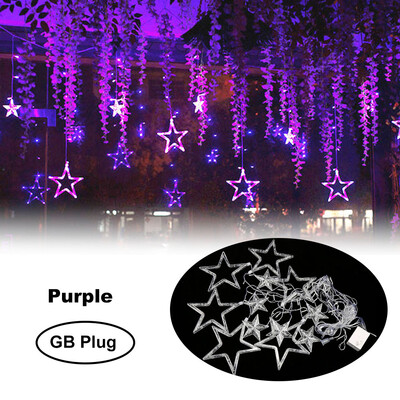 

LEDs String Lights Star Curtain Light 8 Modes Home Festival Wedding Celebration Decorative Hanging Light
