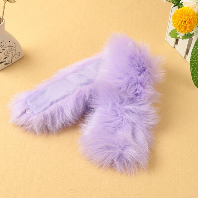 

Women Winter Faux Fox Fur Scarf Collar Hook-Eye Fluffy Vintage Elegant Soft Shawl Neckerchief Scarves