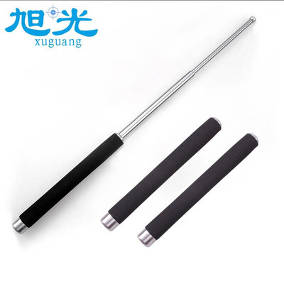

Self-defense equipment savage self-defense crowbar three-section telescopic stick car self-defense stick alloy steel stick