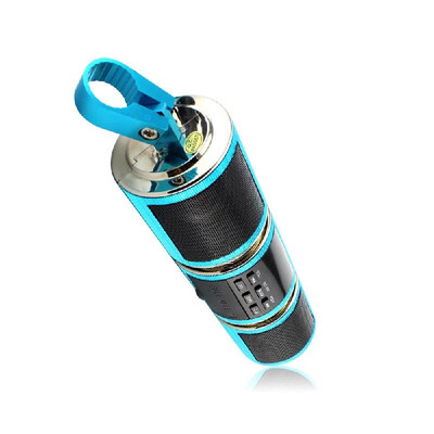 

Motorcycle Motorbike MP3 Music Player BT Water-resistant LED Display Stereo Speaker Silvery