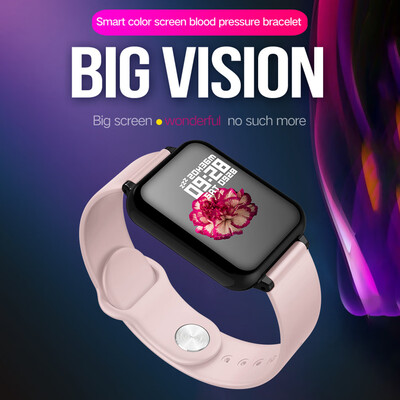 

B57C Fitness Tracker Heart Rate Blood Pressure IP67 Waterproof Smart Band