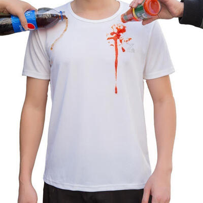 

WaterProof StainProof T-Shirt Quick drying Antifouling T Shirt Breathable Tees