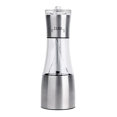 

2 in 1 Salt Pepper Shakers Manual Mill Spices Peppercorn Grinder