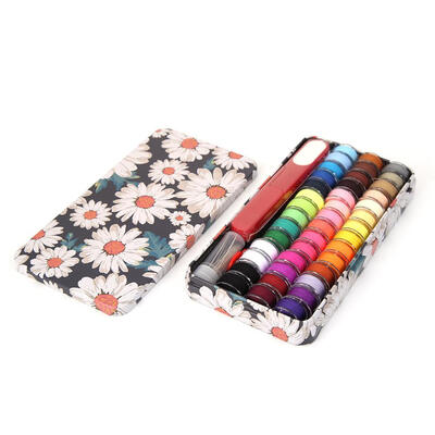 

42 Color Handmade Sewing ThreadNeedleScissorsNeedle Threader Sewing Kit