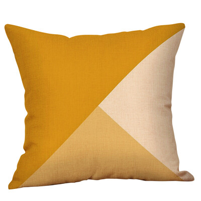 

〖Follure〗Mustard Pillow Case Yellow Geometric Fall Autumn Cushion Cover Decorative
