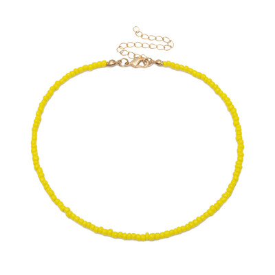 

Simple Black Colorful Beads Short Necklace Female 2019 Fashion Jewelry Women Choker Necklaces Bijoux Femme Ladies Party Necklace