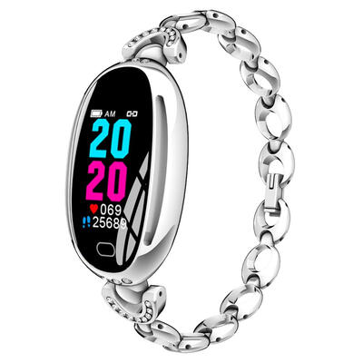 

E68 Women Smart Bracelet Blood Oxygen Pressure Heart Rate Monitor Smartband