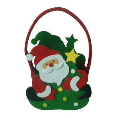 

Fun Candy Bags Handbag Christmas Kids Gifts Exquisite New Year Santa Claus Party Home Decor New