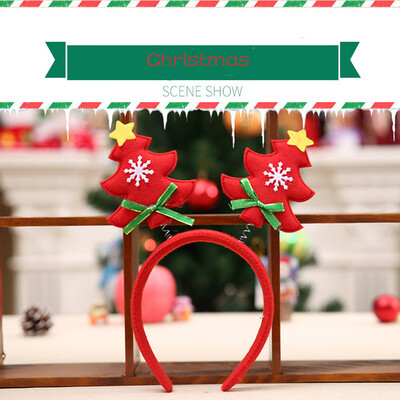 

Tailored The Cute Christmas tree head hoop Green