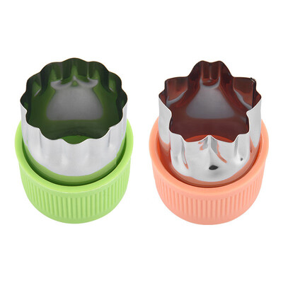 

Toponeto 2Pcs Fruit Star Shape Fondant Cake Cookie Plunger Mould Mold Cutter Tools