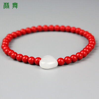 

FW Ladies fashion beautiful red heart-shaped bracelet to send friends