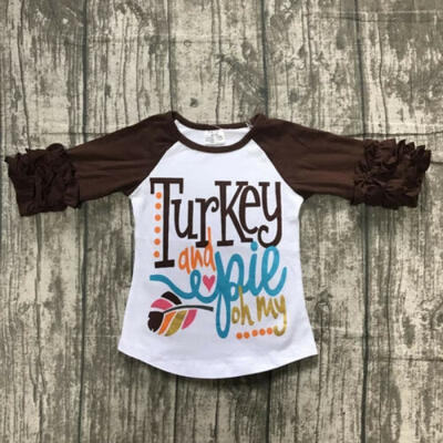 

Happy Thanksgiving Toddler Kids Baby Girl Letters Print T-shirt Tops Blouse USA