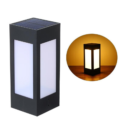 

Outdoor Solar Powered Light Wall Lamp with 12 LEDs IP65 Water-resistant Landscape Lighting for Lawn Garden Yard Pathway Patio