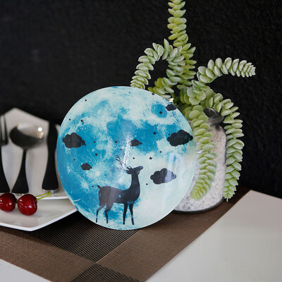 

〖Follure〗Glow In The Dark Wall Stickers Moon Dot Luminous Kid Room Decoration 5PC