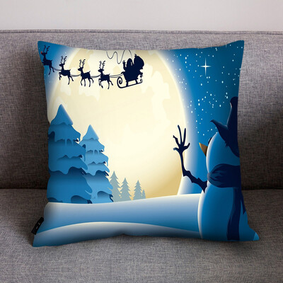 

Tailored Print Pillow Case Polyester Sofa Car Cushion Cover Home Decor