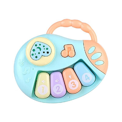 

Toddler Toy Drum Keyboard Instrument Toy Educational Infant Toy Activity Center Music Playing with 4 Childrens Songs 3 Stories