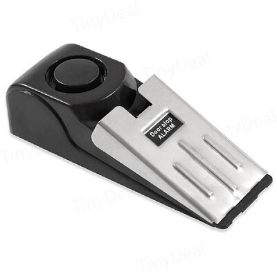 

Household 100dB Mini Size Lightweight Portable Alarm Door Stop Home Doors Wedge Shaped Stopper with 30s Alert