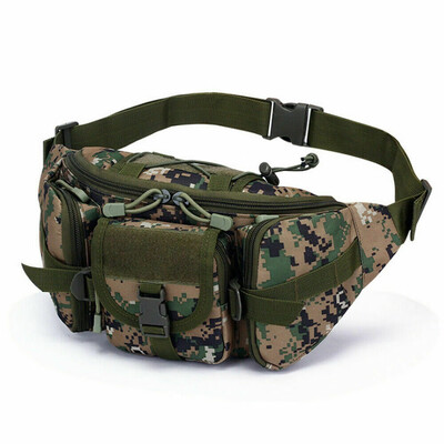 

Outdoor Waterproof Waist Bag Fanny Pack Multi Pocket Camping Pouch Case NEW
