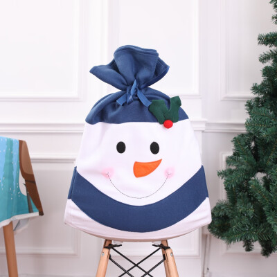 

〖Follure〗Christmas Snowman Kitchen Table Chair Covers Holiday Home Decoration