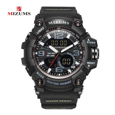 

MIZUMS men\s sports&leisure belt electronic quartz watch waterproof