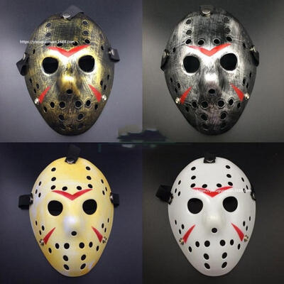 

Halloween Porous Mask Jason Voorhees Friday The 13th Horror Movie Hockey Mask