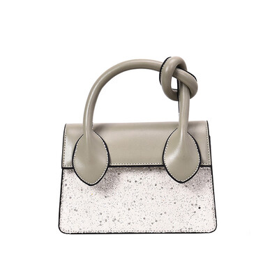 

Famous Designer Top Handle Women Small Handbags Sequin Flap Messenger Bags PU Shoulder Bags Bow for Ladies Saddle Crossbody Bag