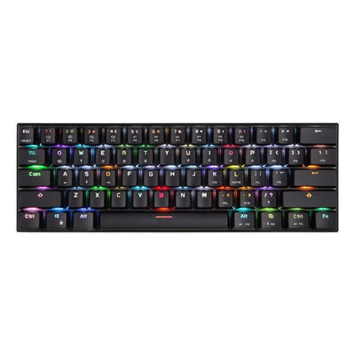

MOTOSPEED CK62 WiredBluetooth Dual Mode Mechanical Keyboard 61 Keys RGB LED Backlight Gaming Keyboard