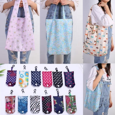 

Ladies Reusable Foldable Shopping Bag New Fashion printed Outdoor