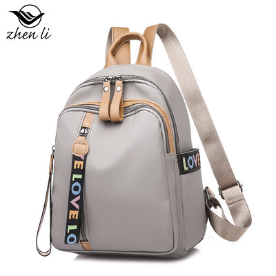 

New ladies bag Korean fashion nylon womens shoulder bag source backpack
