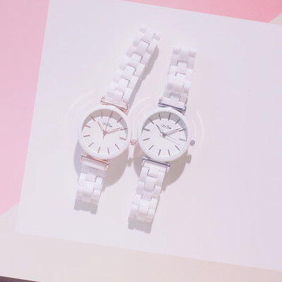

New womens ceramic watch female white hand chain authentic waterproof fashion temperament lady leisure